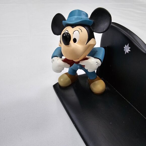 Vintage Walt Disney Mickey Mouse Desk Quartz Clock Figurine - Picture 7 of 8